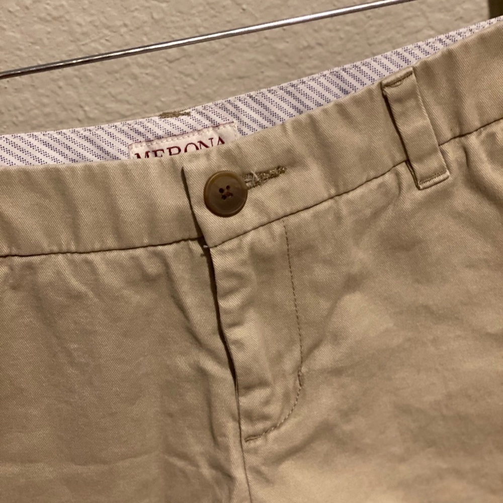 Merona Khaki Cotton Shorts 2 Pair - Picture 7 of 9